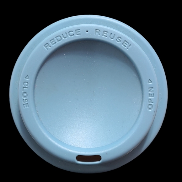 Cozy cup 16oz. ivory/blue - Picture 5 of 11